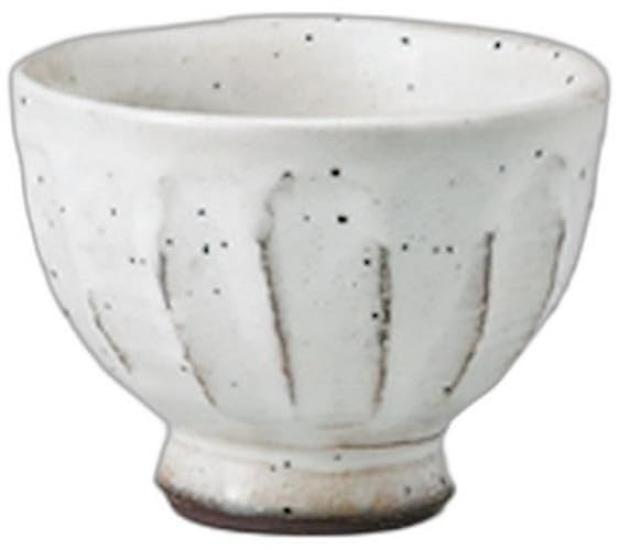 Kohiki (Powdered) Edged High-Based Sencha Teacup [9.2 X 9.2 X 6.6cm 150cc]  Sencha Ceramic Teacup Setomonohonpo