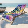 Aesthetic Tropical Frog Pond Print Beach Mat Picnic Blanket Waterproof Summer Outdoor Decor Home Gift Towel