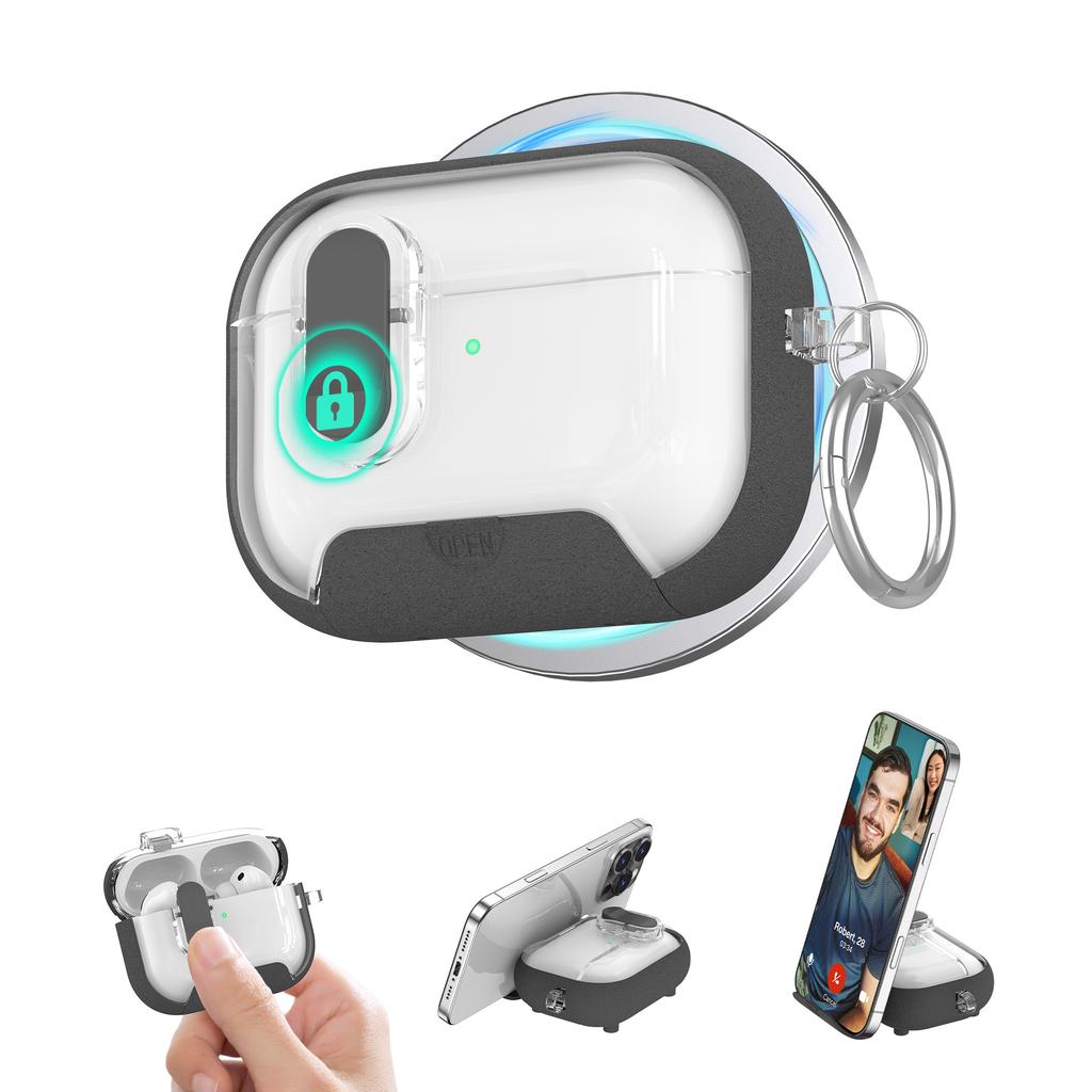 AirpodsPro1 Protective Case Is Suitable for Apple Bluetooth Headset Case, Elastic Cover Bracket 1st Generation Pro1 Generation Apple Protective Case.