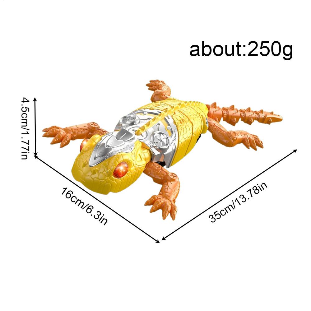 

RC Realistic Biomimetic Wall Climbing Lizard Robot Toy, Remote Control Gecko To Climb Glass And Smooth Walls, kids Birthday gift