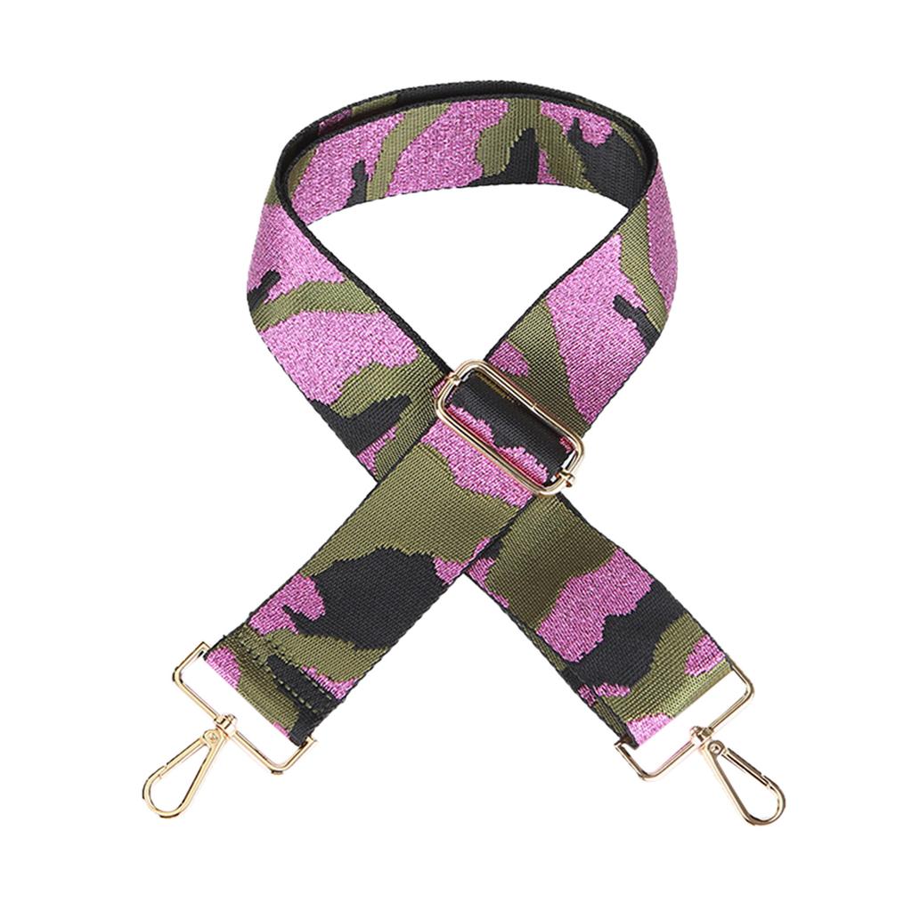 Women Contrast Color Replaceable  Shoulder Crossbody Handbag Belt Bag Strap