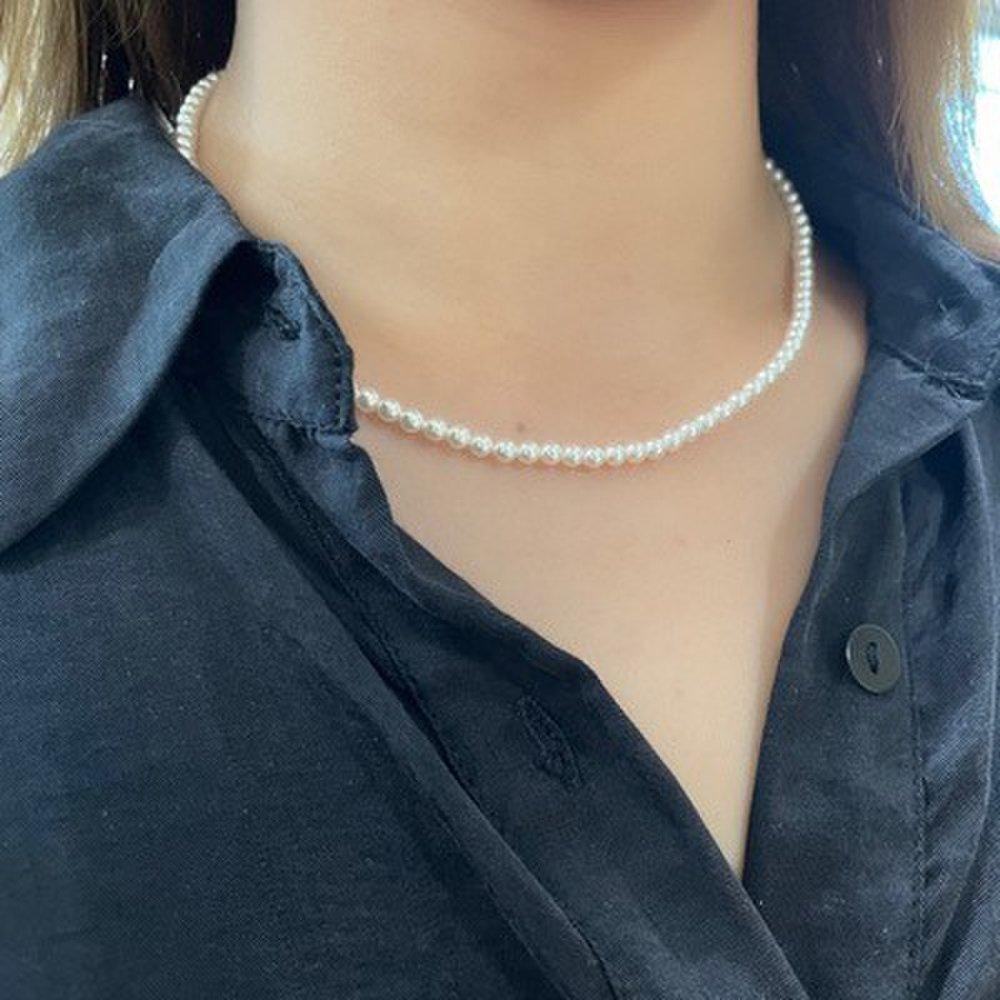 Dieuamour Collier de Perles Vivid 4mm, 5mm