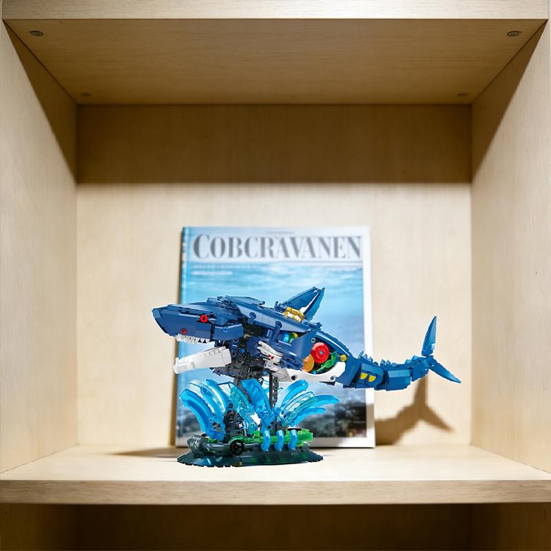 High-Quality 1096Pcs High-Quality Mechanical High-Quality Shark High-Quality Building High-Quality Bricks, High-Quality Cyberpunk Construction set