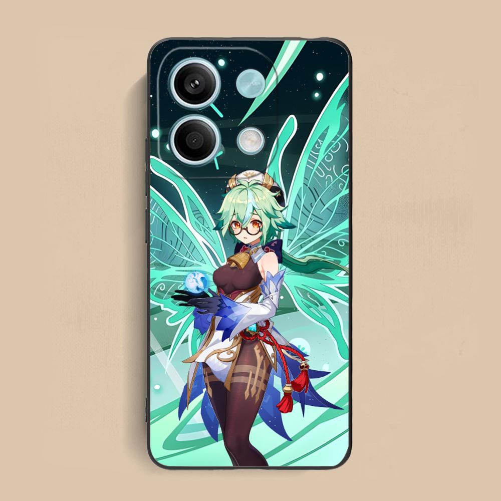 

Game GI Sucrose Matte TPU Mobile Phone Case for Xiaomi Redmi 15 14 13 12 A5 3 2 1 C Plus 4G 5G Colorful Printing Cover Redmi A1+