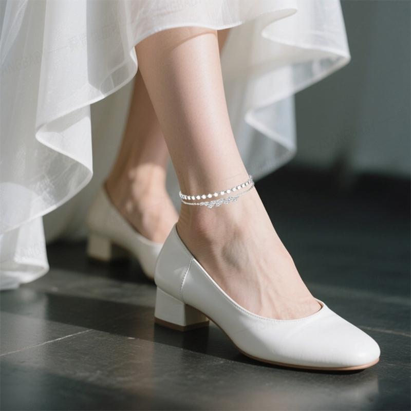 Women’s Stackable Anklet Stylish Adjustable Ankle Bracelet Waterproof Foot Jewellery for Outdoor Activity