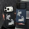 Applicable iPhone17Promax Kitten Embroidered Mobile Phone Case Apple 15/16pro Anti-drop Protective Case 13/14