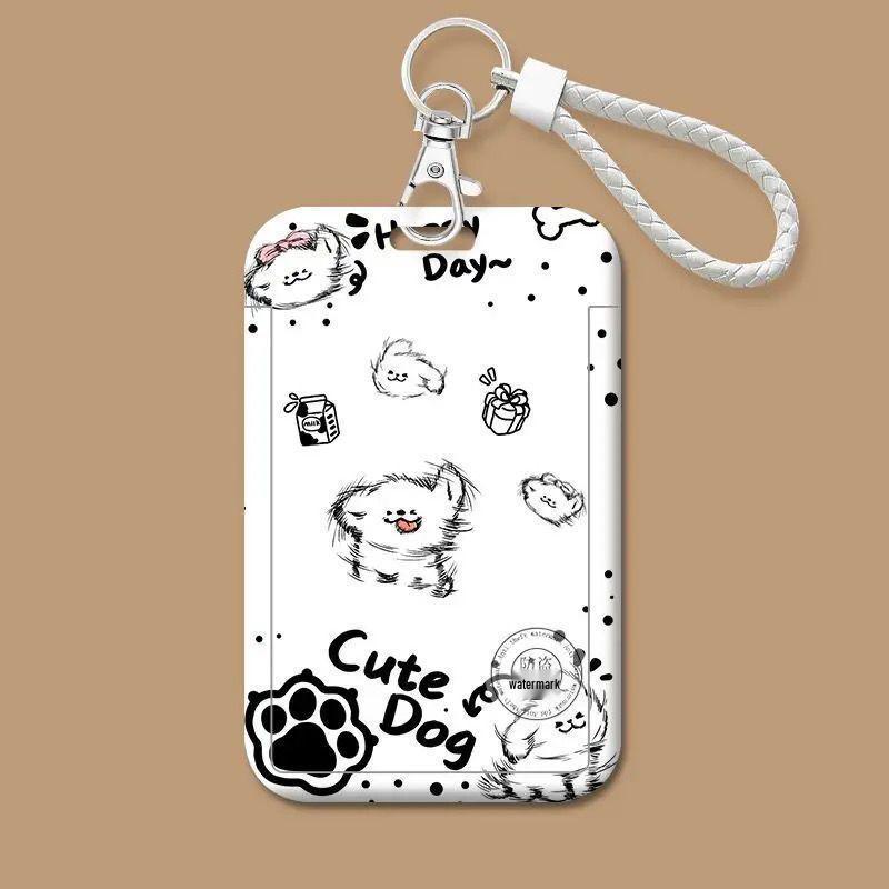 

Держатель для студенческого билета и проездного с трясущейся головой щенка - Водостойкий рукав для бейджа для студентов и пар Card holder only