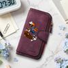 Skate Fox Print Long Wallet Trendy Daily Card Holder Casual Portable Purse