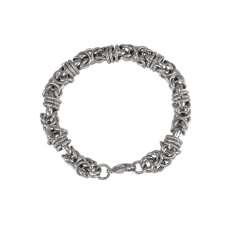 Dominant Men's Titanium Steel Hip Hop Bracelet – Korean Trendy Style for Teens & Students