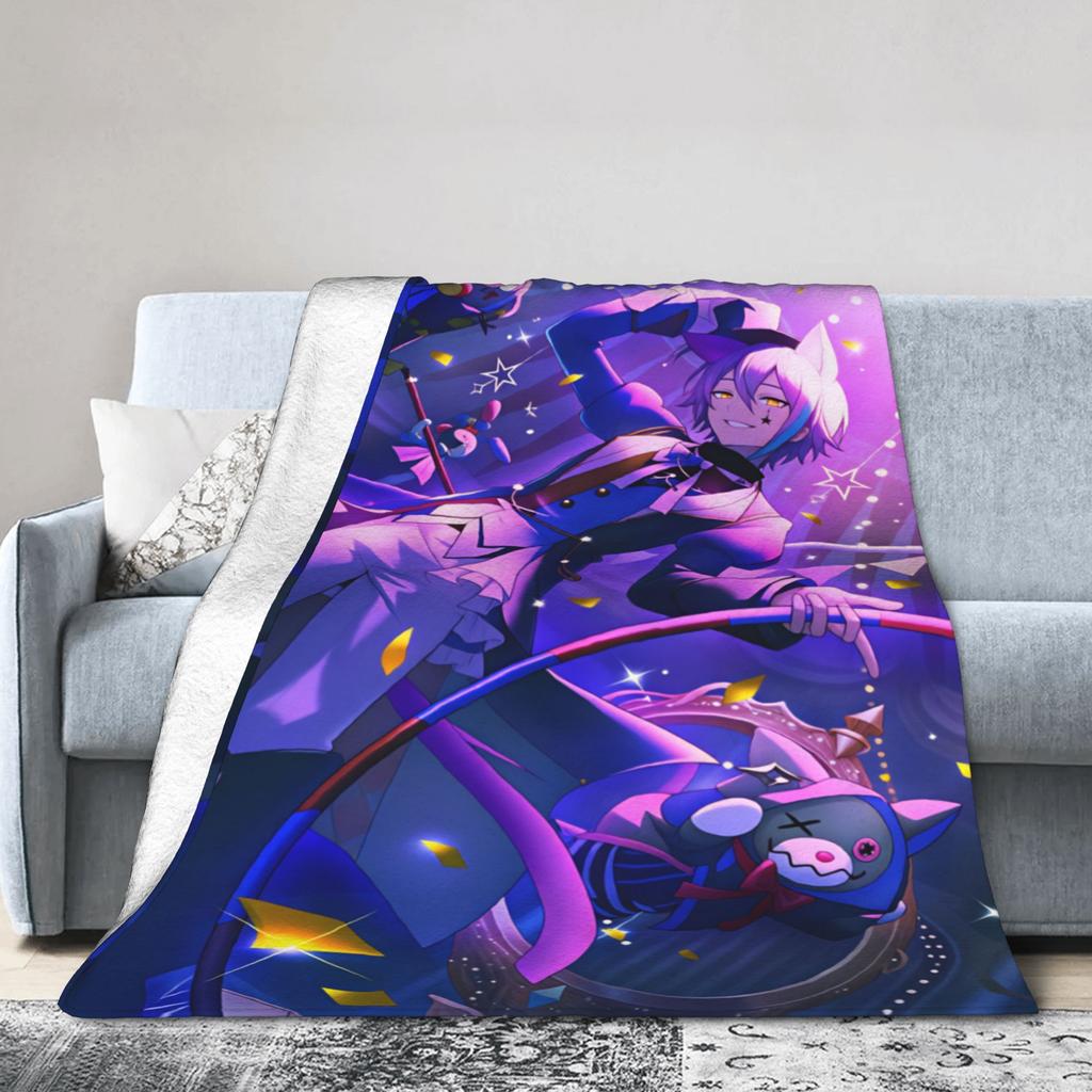 Project Sekai Rui Kamishiro Anime Spiel Decke Weiche Bedruckte Plüschdecke Für Mädchen Jungen Schlafzimmer Flanell Tagesdecke Bettbezug