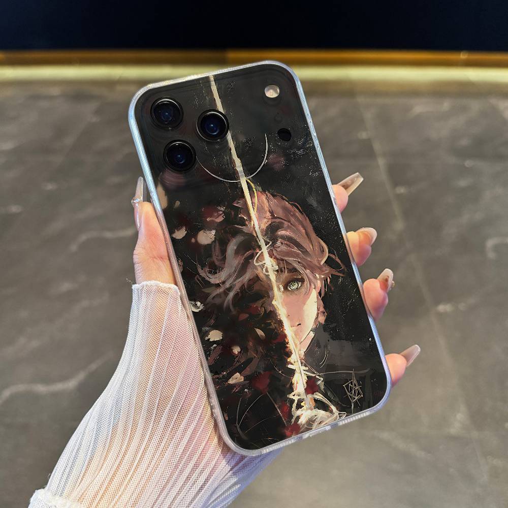 Clair O-Obscur E-Expedition 33 Phone Case For iPhone 17,16,15,14,13,12,11 Pro,Max,Plus,X,XS,XR,SE4,E Mini Transparent Soft Cover