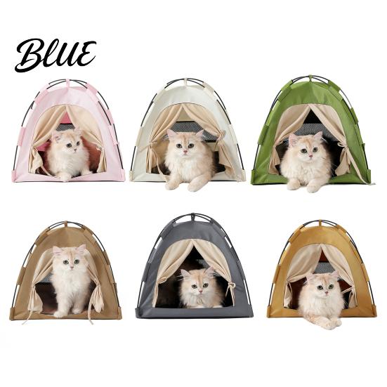 All-season Cat Tent Mat Breathable Waterproof Hideaway Pet Washable Portable Pop-Up with Pop-up Mesh