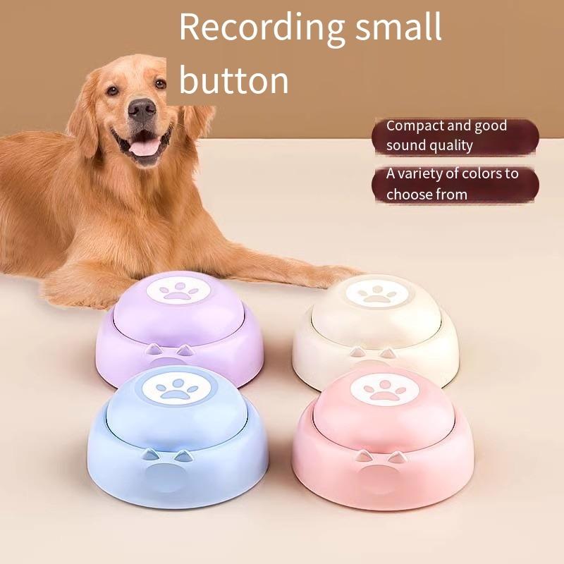 1PC Dog Toys Pet Communication Sound Buttons Talk Interactive Training Recordings Sound Artifacts Squeeze Cat Supplies