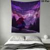 Celeste Aura Wall Hanging Printed Fabric Blanket Decorative Tapestries for Bedroom Living Room Home Decor