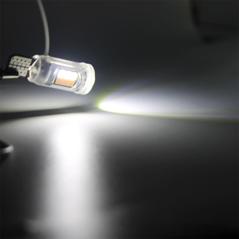 Motorcycle Turn Signal Two-Color Tail Daytime Running Light Motorcycle Car Accessories Tail Lamps Super Bright