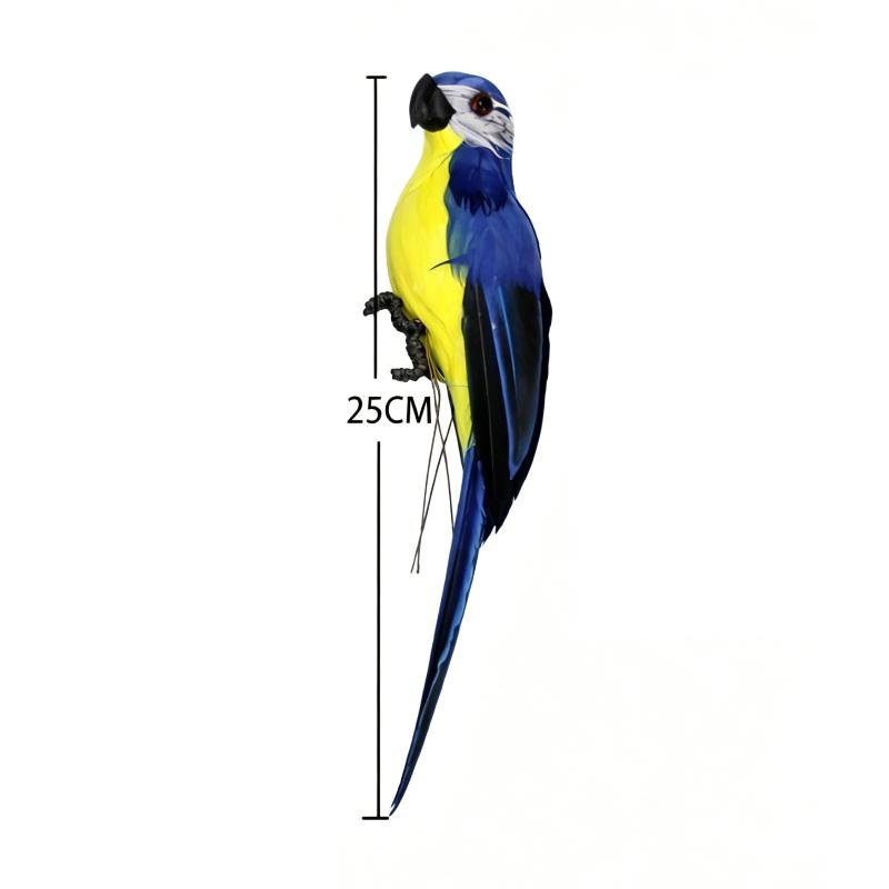 25/35Cm Simulation Parrot Garden Decoration Creative Lawn Figurine Ornament Animal Bird Outdoor Garden Party Prop Decoration