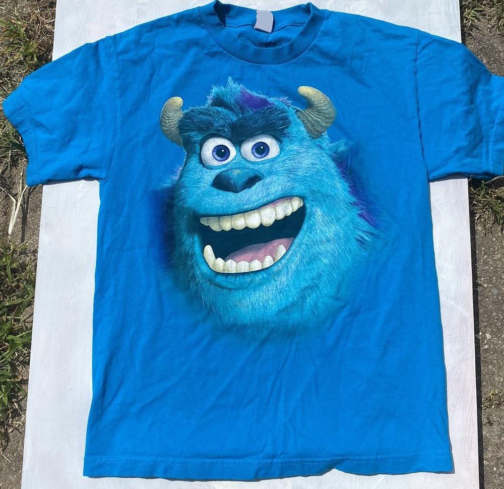 Сумасшедшая Винтажная Промо-футболка Disney Корпорация Монстров Унисекс Размер S-5XL Репринт НОВАЯ M