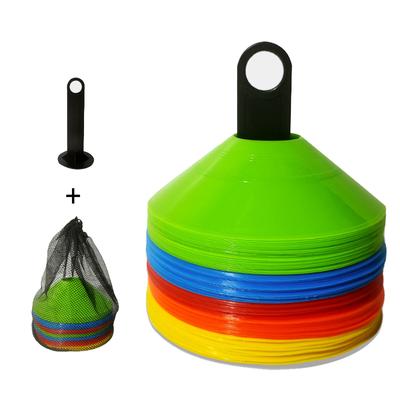 10-teiliges Kegelset, Fußball-Trainingsgerät für Kinder, Pro-Disc-Kegel, Beweglichkeitsübungen, Vermeidung von Hindernissen, Sport-Trainingszubehör