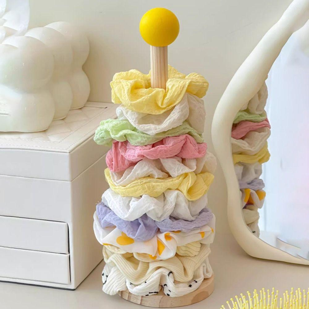 Multifunctional Head Rope Storage Rack Wooden Headband Display Rack  Kitchen