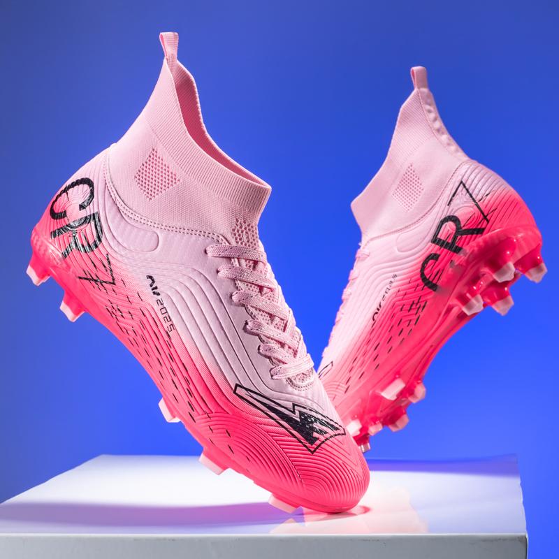 New Men Soccer Shoes Soft Ultralight Breathable Professional Sport Training Football Boots Unisex Grass Cleats Match Sneakers