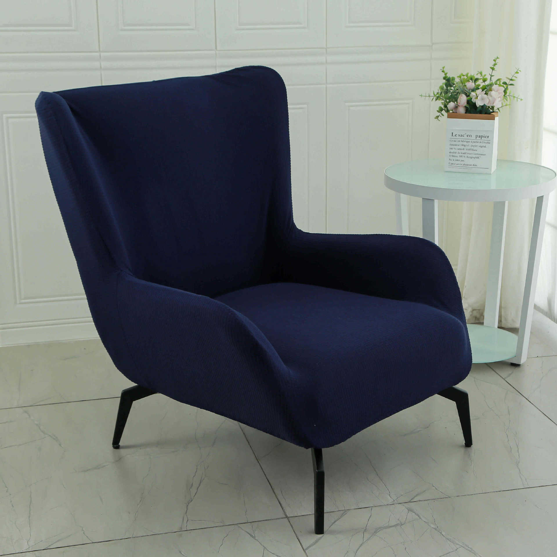 Thuis Elastische Bankhoes Cover Volledige Dekking Lui Universeel Minimalistisch Modern Stofhoes Bank Duurzaam Duurzaam Nuttig 52*52cm