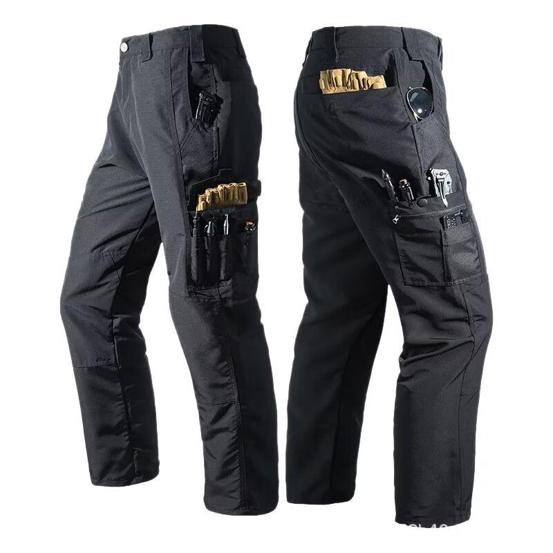 Men's Summer Work Pants: Comfortable, Quick-Drying, Wear-Resistant, Versatile Solid Color Tactical Pants