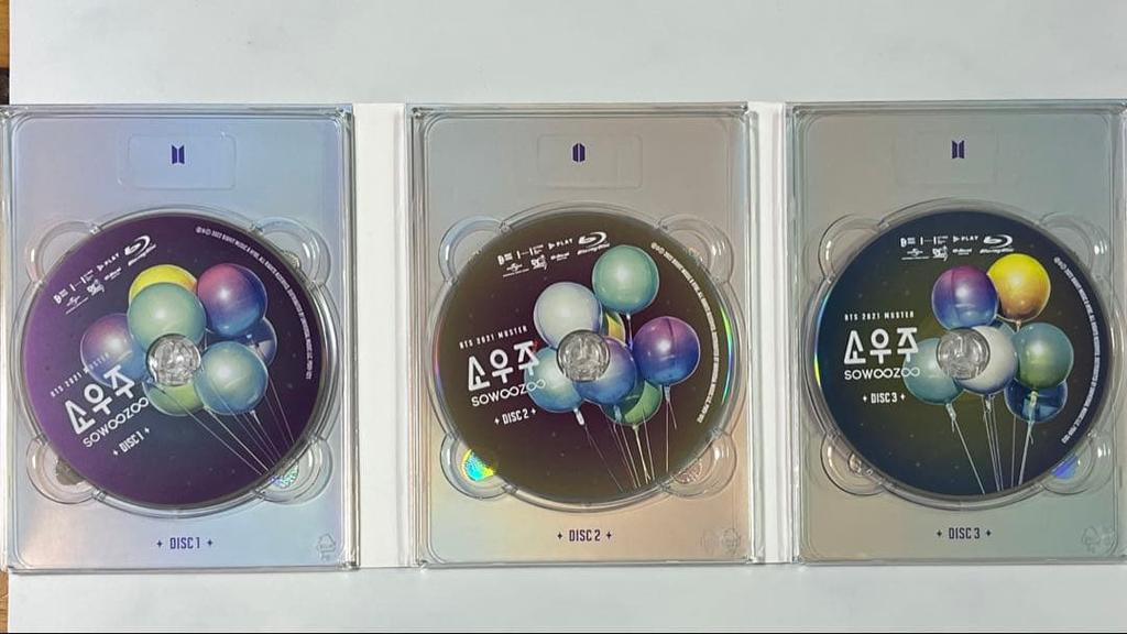 [USED] BTS SOWOOZOO Blu-Ray 3-Disc Set with Photo Cards