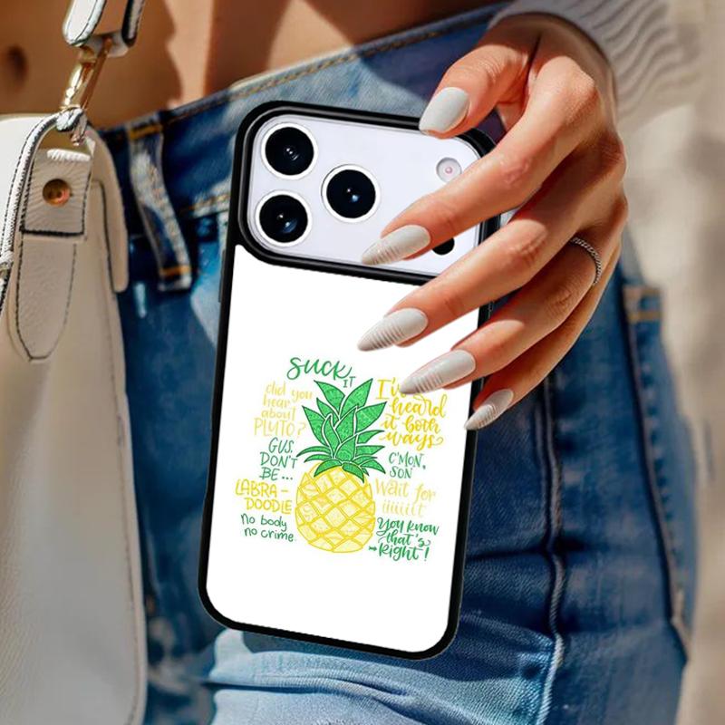 Pineapple Summer Phone Case For iPhone 17 Air 14 15 13 12 Max Cover For Apple 16e 11 Pro Max Plus Coque