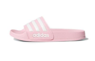 Kinder ADILETTE SHOWER Rutschfeste Anti-Kratz Badeschuhe Weiß Rosa G27628