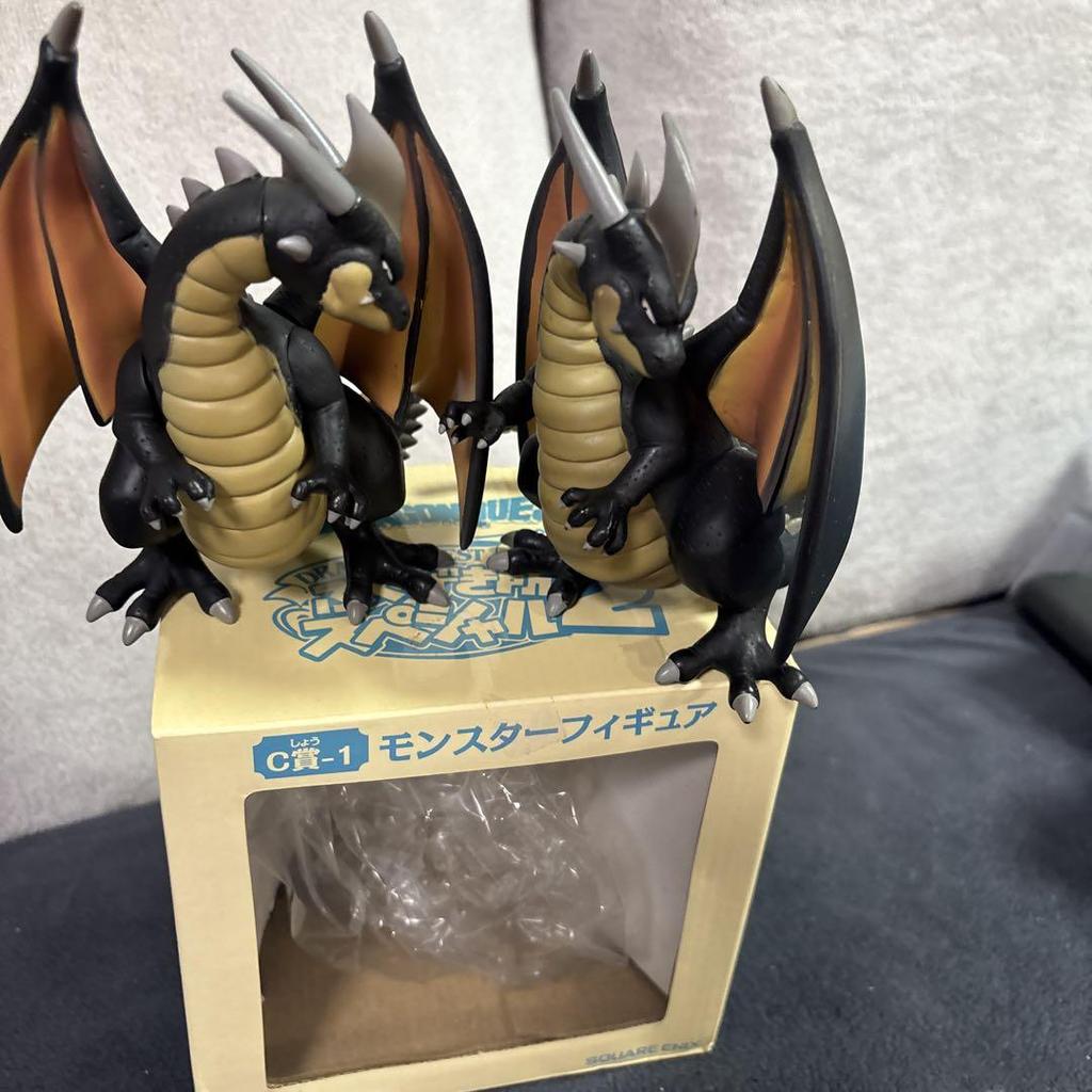 [USED] Dragon Quest Soft Vinyl Monster Black Dragon (2 figures)