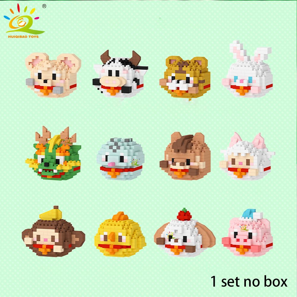 Non-Toxic Mini Cute Delicious Fruit Micro Building Blocks 3D Diamond Model Food Bricks Diy City Construction Toys For Children