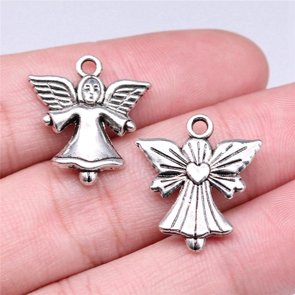 Angel Charms Pendant Female Jewellery Massive Ethnic Findings & Components