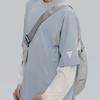 New Adidas Recycled Polyamide Shoulder Bag, Crossbody Bag Regular Unisex Light Gray JZ0576