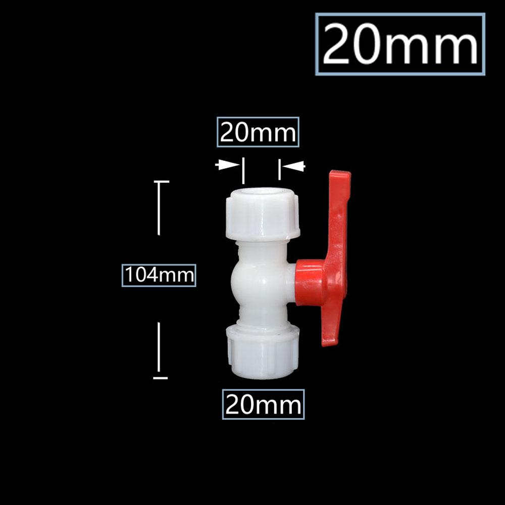 20/25/32/40/50/63mm PE Tube Connector Fitting Tee Water Splitter Tap Coupler Quick Valve Irrigation Plumbing Coupler