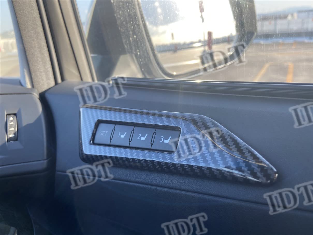 

IDT 30 Series Alphard Vellfire Carbon Seat Memory Front Adjustable Switch Cover Interior Panel Interior Customized Parts (Sheet Memory, Carbon)