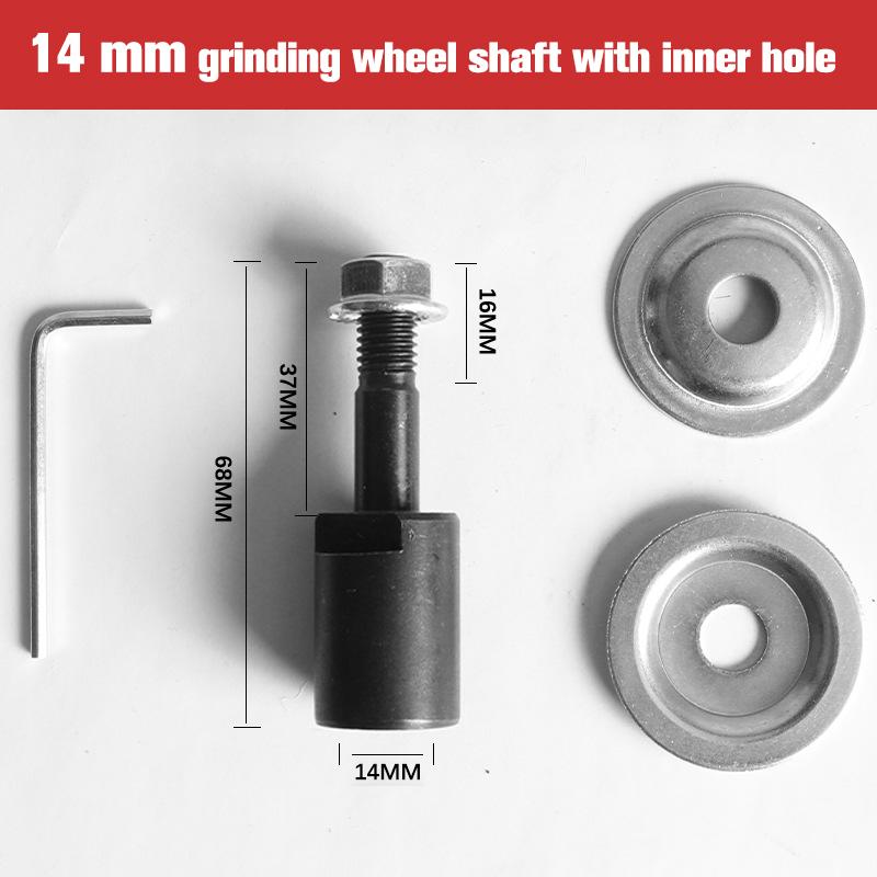 10Mm Spindle Adapterf For Grinding Polishing 5Mm/6Mm/8Mm/10Mm/12Mm/14Mm/16Mm Shaft Motor Bench Grinder
