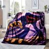 Huggy Wuggy Theme Printed Blanket - Perfect for Couch, Bed, Travel & Outdoor Use | Machine Washable, Cozy & Durable.