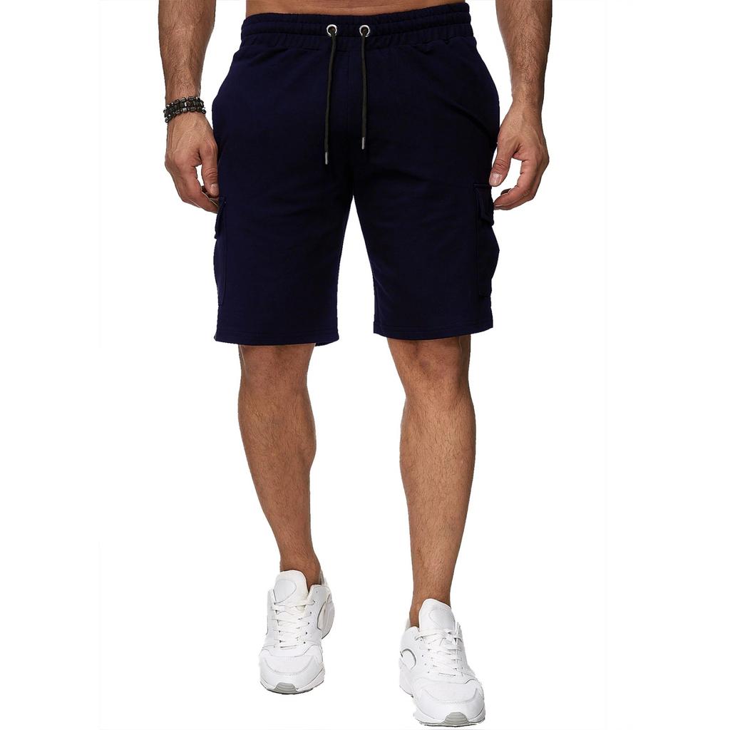 Men's Short-sleeved Sports Work Pants Men's Multi-pocket Sports And Fitness Casual Pants
