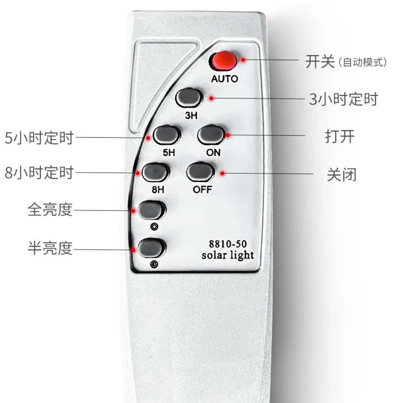 Últimas 30W Lâmpada Solar de Três Provas IP65 Controle Remoto Tubo de Iluminação Externa Iluminação de Pátio Interno Gramado Garagem Tubo Solar Quente