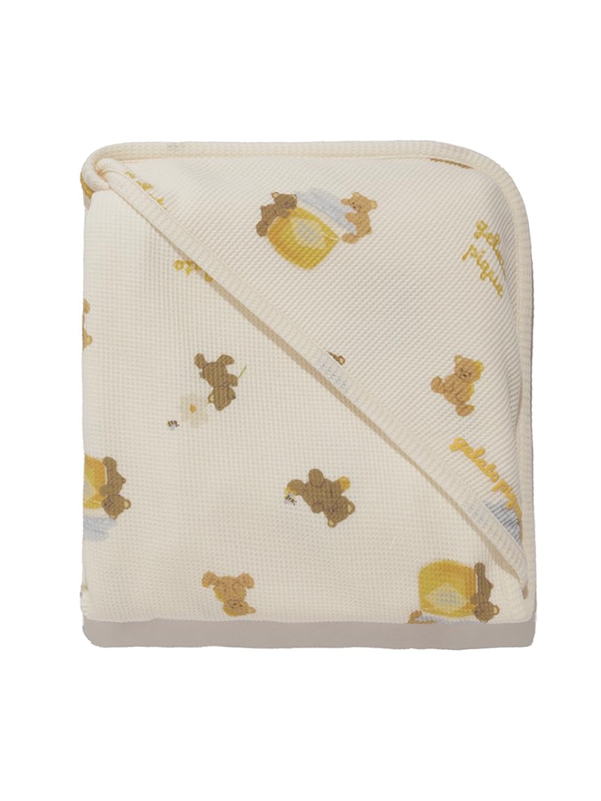 

Дитячий плед з принтом ведмедика [Gelato Pique]