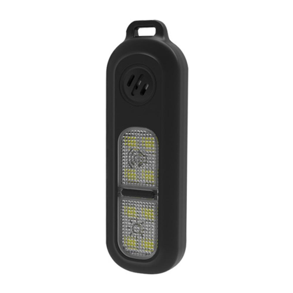 Four-Color Flashing Light Personal Alarm Rechargeable 130DB Loud Siren Safety Alarm Waterproof Strobe Light чёрный