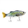 Multi Section Fish Hard Bait PVC Soft Bait S-Shape Swimming Posture Lure Road Runner ABS Plastic Fishing Lures
