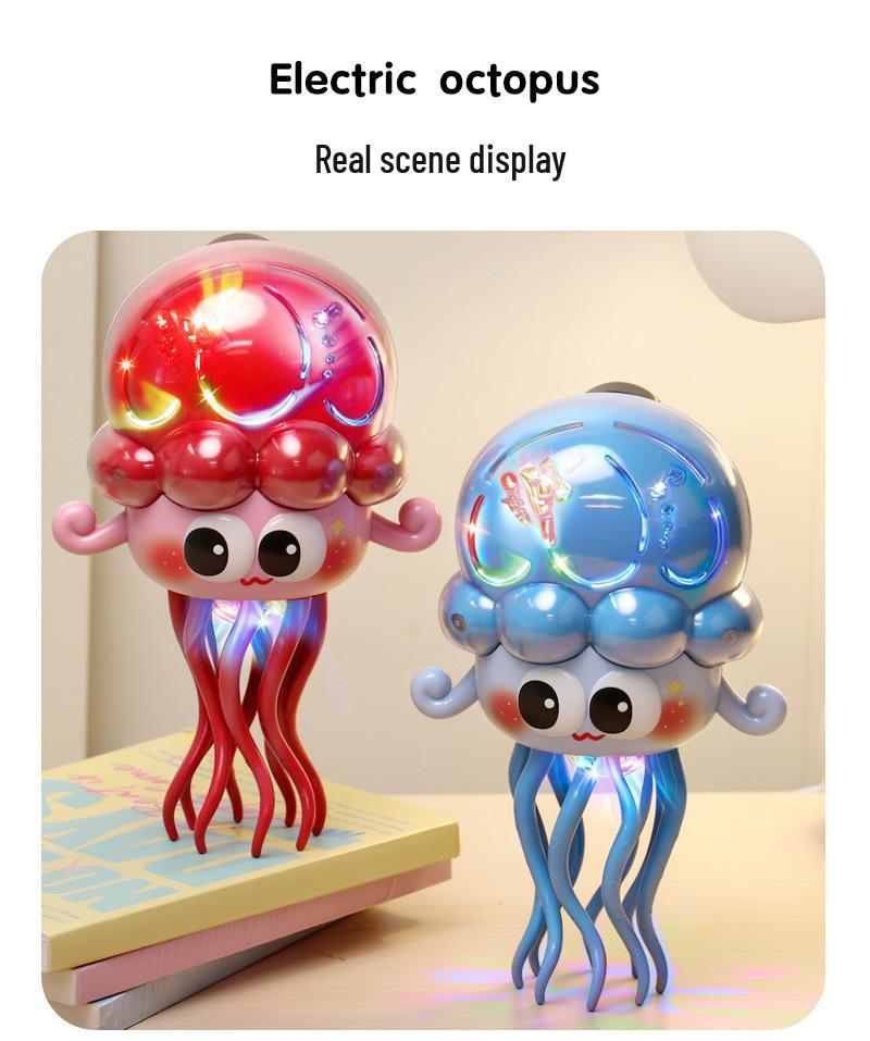 Electric Dancing Octopus Music Light Jellyfish Toy for Kids