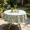 Kitchen Dining Home Ornament All Purpose Cotton Small Round Fabric Tablecloth