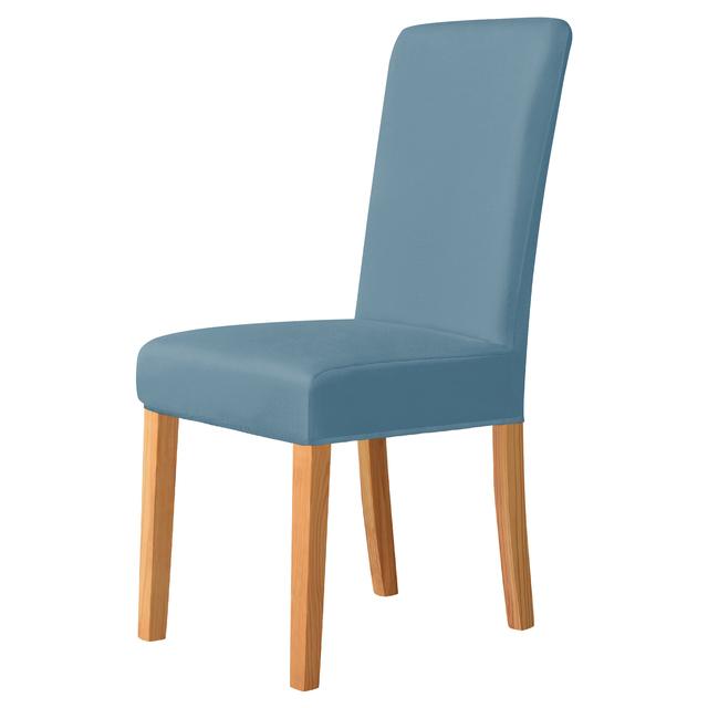 Waterproof Chair Cover Solid Colour Elastic Removable Chair Covers Protector Designed For Living Room Kitchen Area Wedding Dinner Home 11colors