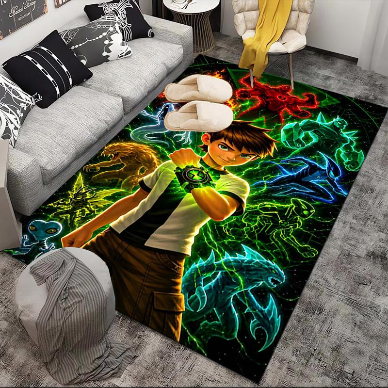 Ben Alien Force Area Rug Suitable for Indoor And Outdoor,Carpets for Kitchens, Homes, Offices, Living Rooms,Home Decor,Christmas Gift