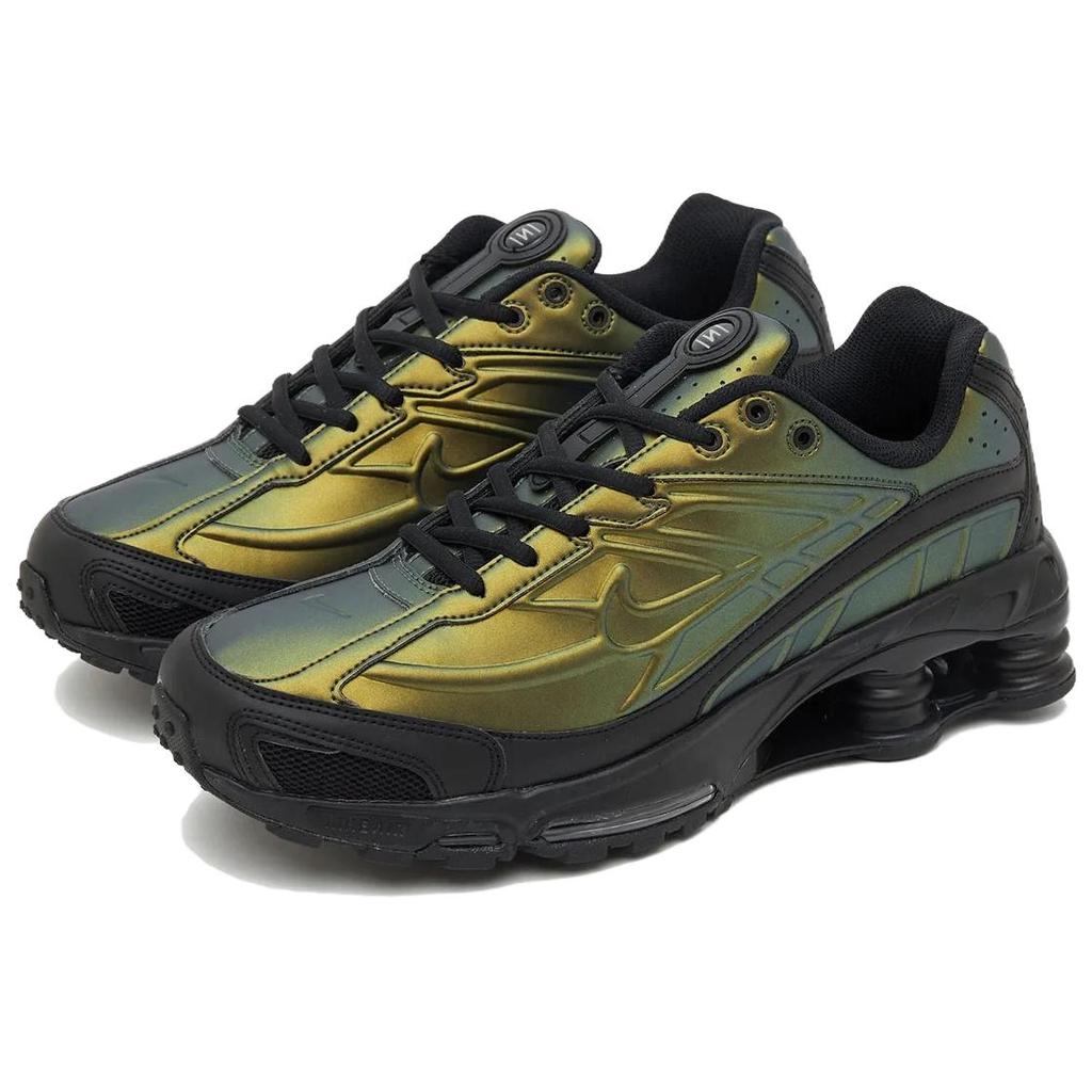 Nike Shox Ride 2 Black Olive Cargo Khaki Unisex Sneakers Green Olive-Flak Metallic-Silver IH4468-001