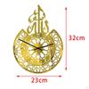 Acrylic Wall Clock Creative Silent Pendulum Clocks for Living Room Bedroom Kitchen School Eid Decor
