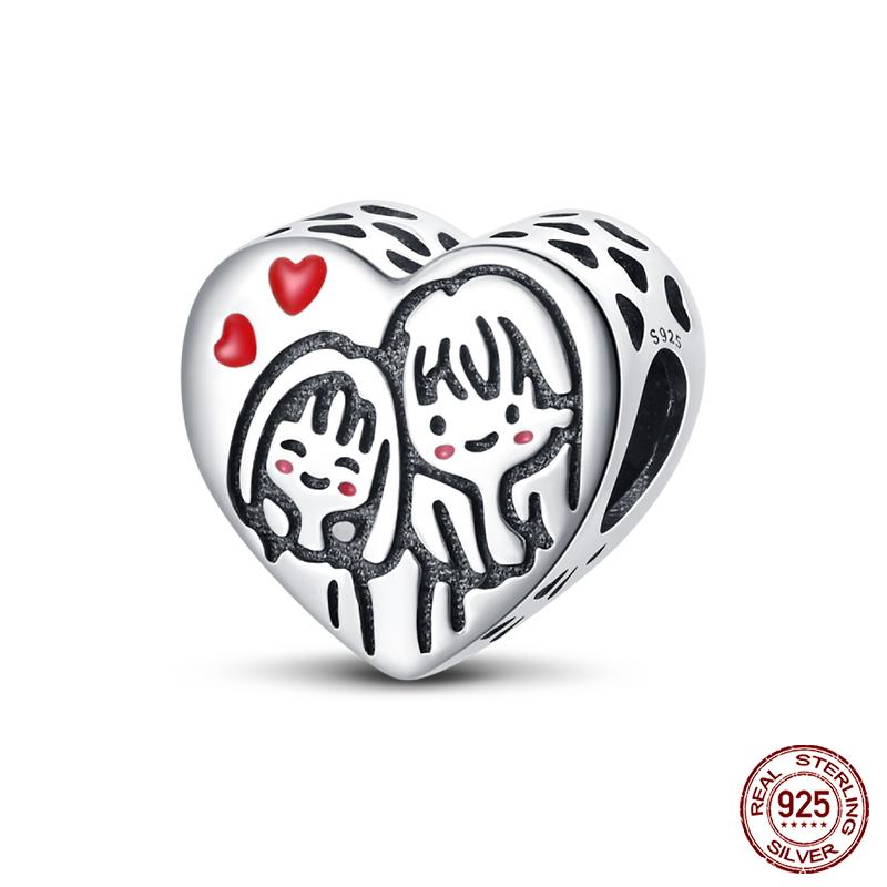 Original 925 Prata Esterlina Cor Mágica Camaleão Luminoso Série Charme Contas Adequado Ajuste Pulseira DIY Jóias Presentes