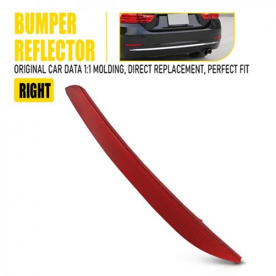 Right Bumper Reflector For 2012-2015 BMW 328i 320i 13-15 328i xDrive 428i Rear A